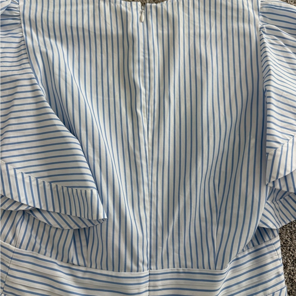 Veronica Beard Han Peplum Blouse - Picture 4 of 10